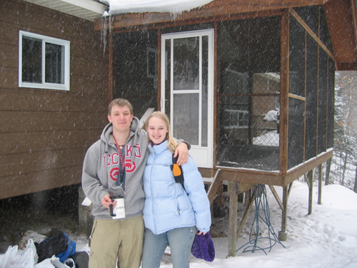 guest photo: Max and Anna and snow